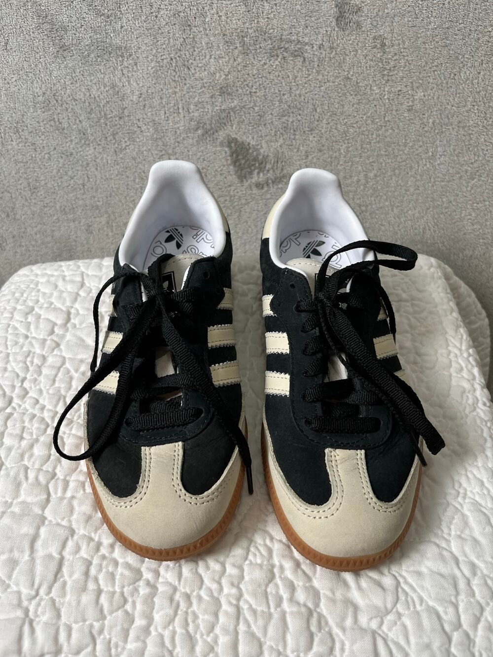 Adidas Originals Samba OG Black White Gum Sole Low Top Casual Classic Sneakers 5